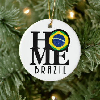 HOME Brazil Ceramic Ornament