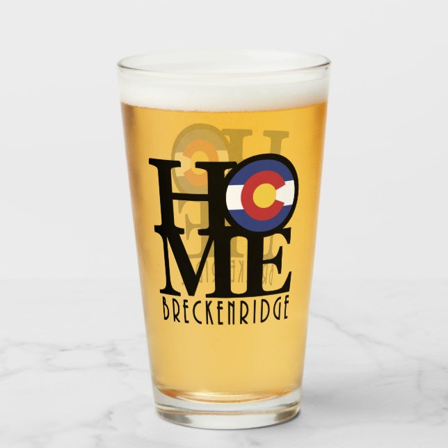 HOME Breckenridge Colorado Glass (Front Filled)