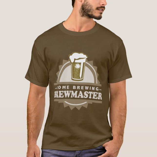 Home Brew Beer Brewmaster T-Shirt (Front)