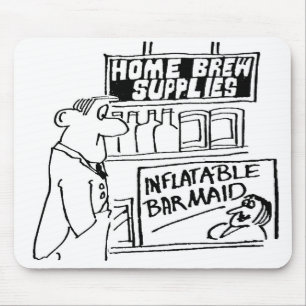 Home Brew Shop has Inflatable Barmaid Mouse Pad