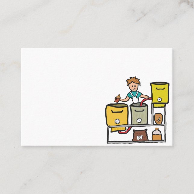 Home Brewing Business Card (Front)