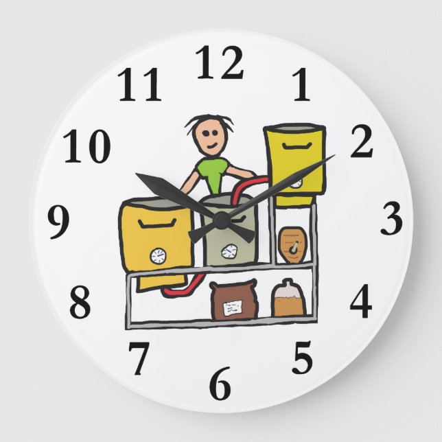 Home Brewing Large Clock (Front)