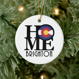HOME Brighton Colorado Ceramic Ornament