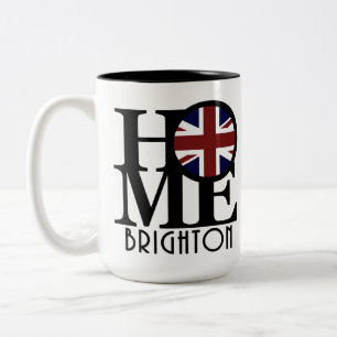 HOME Brighton England 15oz Two-Tone Coffee Mug