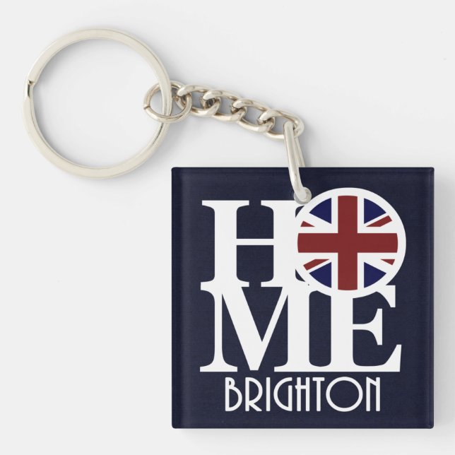 HOME Brighton England Key Ring (Front)