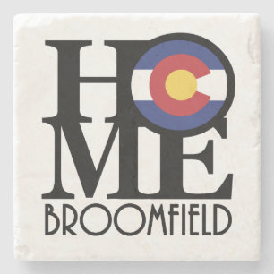 HOME Broomfield Colorado Stone Coaster