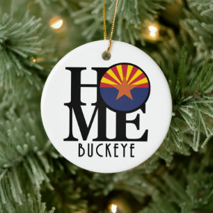 HOME Buckeye Arizona Ceramic Ornament