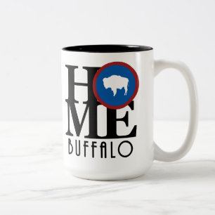 HOME Buffalo Wyoming 15oz Two-Tone Coffee Mug