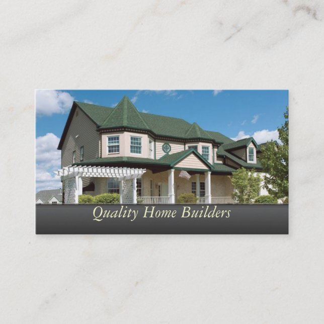 Home Builder Business Card (Front)