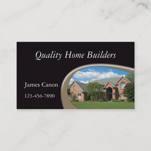 Home Builder Business Card (Front)