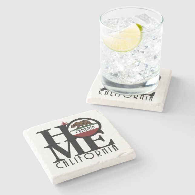 HOME Cambria California Stone Coaster (Side)