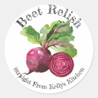 Home Canning Business Beet Relish Food Label