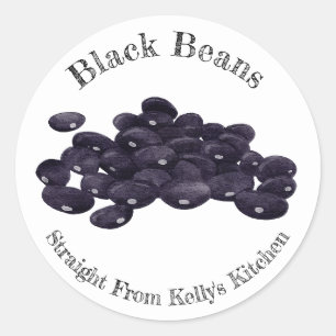 Home Canning Business Black Beans Food Label
