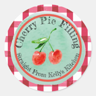 Home Canning Business Cherry Pie Filling Label