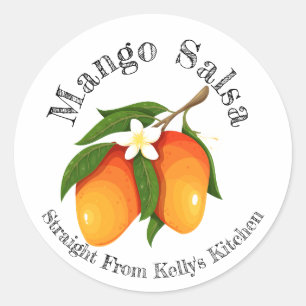 Home Canning Business Mango Salsa Food Label