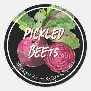 Home Canning Business Pickled Beets Label