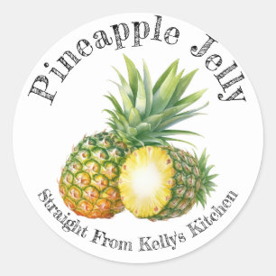 Home Canning Business Pineapple Jelly Food Label
