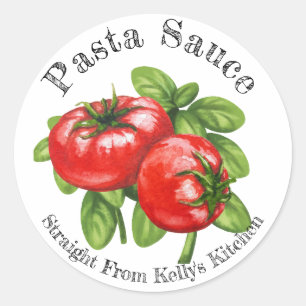 Home Canning Business Tomato Pasta Sauce Label
