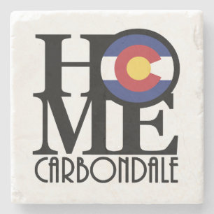 HOME Carbondale Colroado Stone Coaster