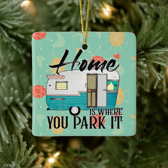 Home Ceramic Ornament (Tree)