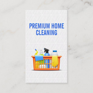 Home Cleaners   Maid   Cleaning Supplies   Tiles Business Card