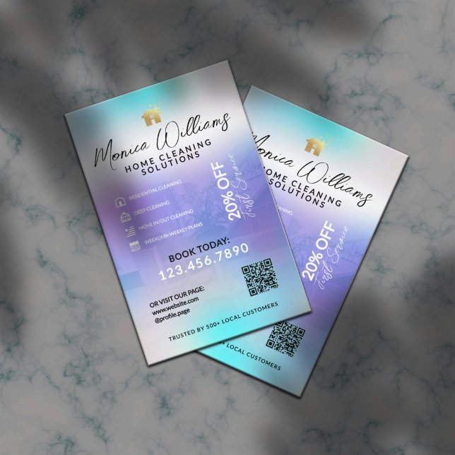 Home cleaning service modern Flyer (Creator Uploaded)