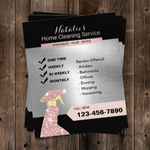 Home Cleaning Service Professional House Keeping Flyer