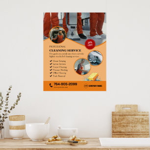 Home Cleaning Services Custom Poster