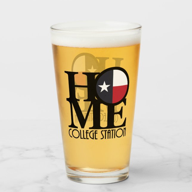 HOME College Station Glass (Back Filled)