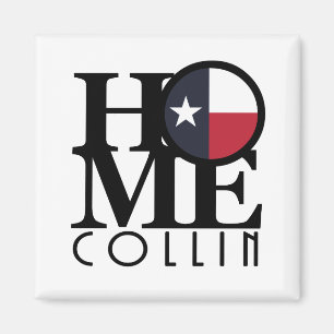 HOME Collin Texas Magnet