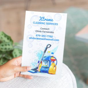 Home & Commercial Cleaning Services Flyer Template