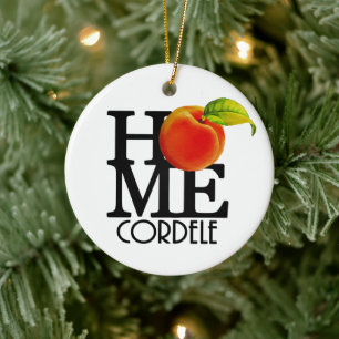 HOME Cordele Georgia Ceramic Ornament