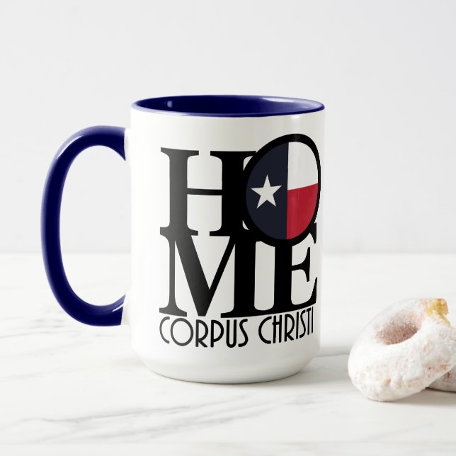 HOME Corpus Christi 15oz Mug (With Donut)