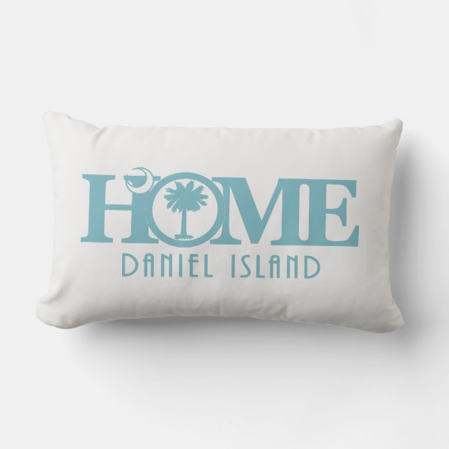 HOME Daniel Island (medium light blue) Lumbar Cushion (Front)