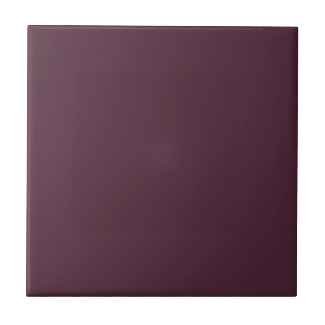 Home Decor Accents Burgundy Ceramic Tile (Front)