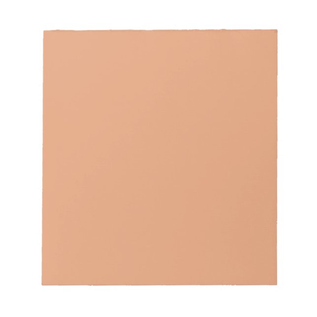 Home Decor Accents Dusky Apricot Notepad (Front)