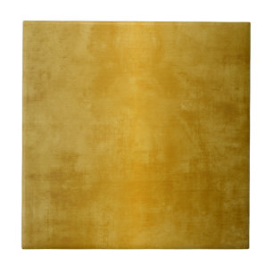 Home Decor Accents Metallic Brushed Gold Ceramic Tile