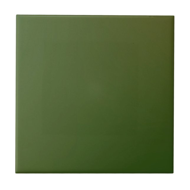 Home Decor Accents Olive Green Fade Ceramic Tile (Front)