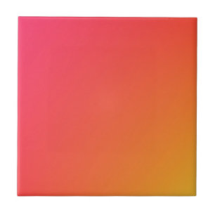 Home Decor Accents Sunrise Coral Ceramic Tile