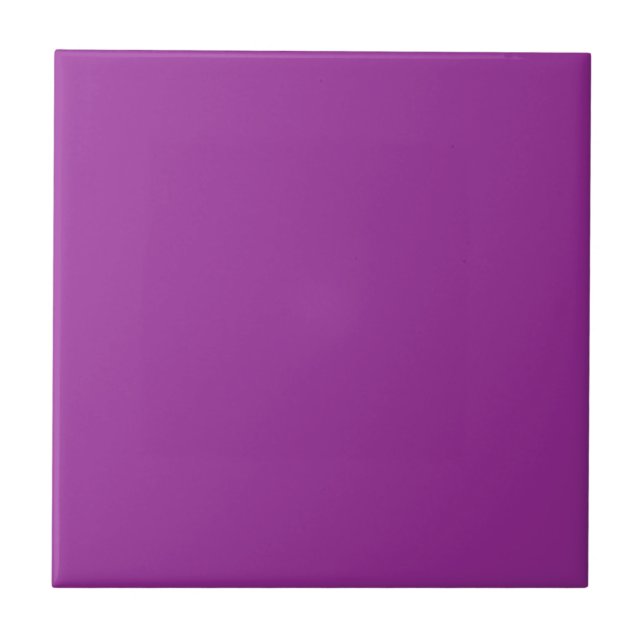 Home Decor Accents Violet Ceramic Tile (Front)