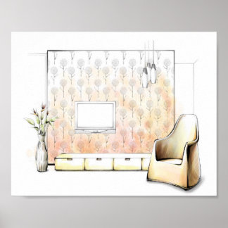 Home Decoration Colour Pencil Artwork
