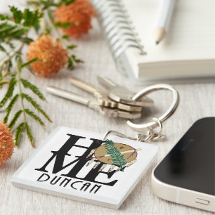 HOME Duncan Oklahoma Key Ring