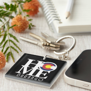 HOME Durango Colorado Key Ring