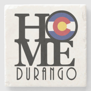 HOME Durango Colorado Stone Coaster