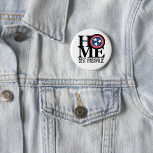 HOME East Nashville 6 Cm Round Badge