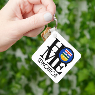 HOME Edmonton Canada Key Ring
