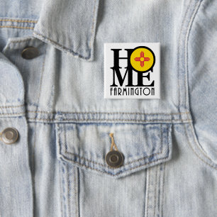 HOME Farmington 15 Cm Square Badge