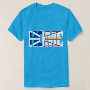Home Flag on Dark Shirt (Newfoundland)