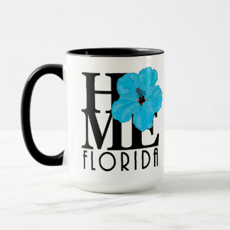 HOME Florida Blue Hibiscus 15oz Mug
