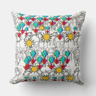 Home Flowers Sunshine Cushion